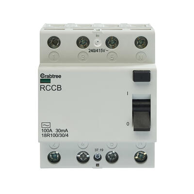  Loadstar  Breaker 4P Rccb  100A 30MA 1 Each 18R100/30/4
