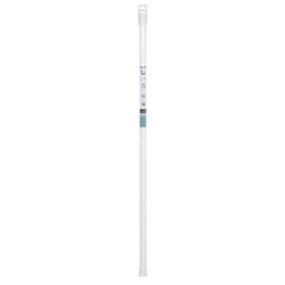  Zenith Adjustable Tension Shower Rod 42-72 Inch  White 1 Each 506W