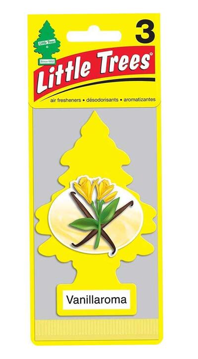  Little Trees Air Freshener  Vanilla  3 Pack  U3S-32005
