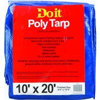  Do It Best Medium Duty Poly Tarp 10x20 Foot Blue 1 Each