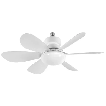 CEILING FAN 52cm WHT W\LIGHT