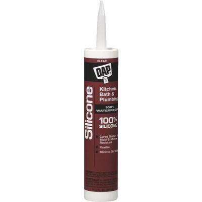 Dap Kitchen , Bath and Plumbing Silicone 290 ml Clear 1 Each 08648