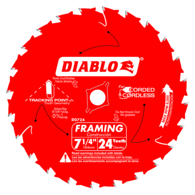 SAW BLADE 7-1/4