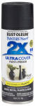 Rust-Oleum Painter's Touch Flat Primer Spray Paint 12oz Black 1 Each 249127