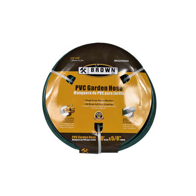 Brown USA Brown Garden Hose 5/8 Inch 50 Foot Green 1 Each BRGH58050