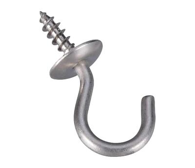  National Mfg  Cup Hook 3/4 Inch  Stainless Steel 1 Each N348-433