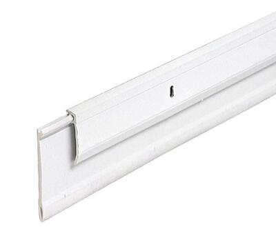  M-D Aluminum And Vinyl Door Sweep 2x36 Inch  White 1 Each 5769