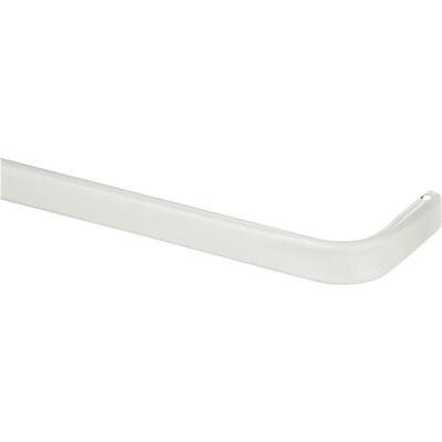  Kenney Single Curtain Rod  84-120 Inch  White 1 Each KN513