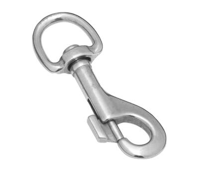 Campbell Bolt Snap Swivel Round Eye 3-5/16 In SS 1 Each T7631304
