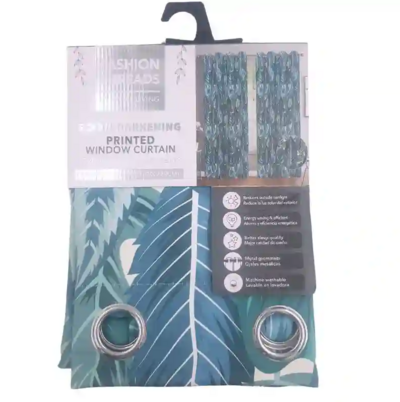 PRINTED BLACKOUT CURTAIN RING