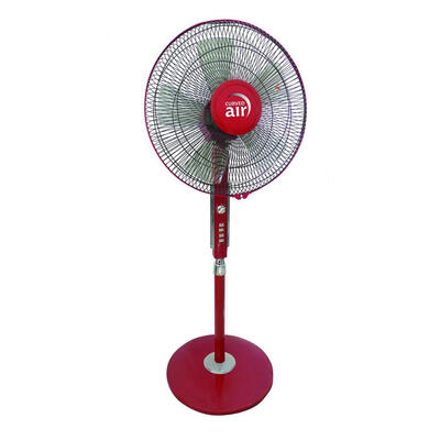 Curved Air Fan Pedestal 16 Inch Red 1 Each CXE4209