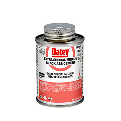 Oatey Medium Black Cement 4 Ounce  Black  1 Each 30916