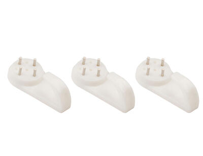  National  Hardwall Hanger 1 Inch White 1 Set 260281
