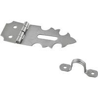  National  Decorative Hasp  5/8x1-7/8 Inch  Satin Nickel 1 Each N211016