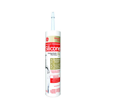  100 Percent Silicone 10.1 Ounce Clear 1 Each GE5040