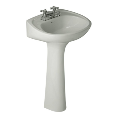 GALA PEDESTAL LAVATORY WHITE