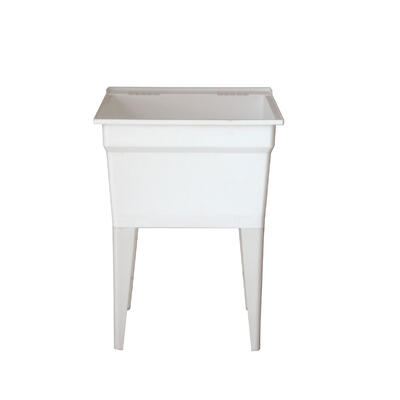  Laundry Tub W/Legs White  1 Each  TLTW
