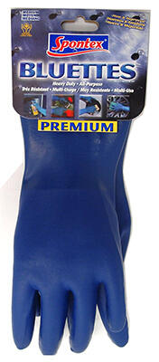  Spontex  Heavy Duty Gloves Small  Blue  1 Each 17005