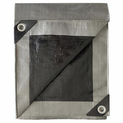 TARPAULIN SLV/BLK 16X20