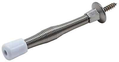  Door Stop Spring 3 Inch Satin Chrome 1 Each N830-114