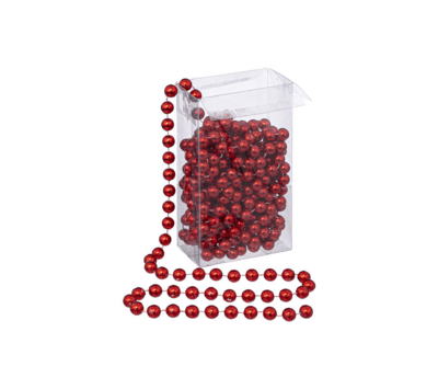 GARLAND PEARLS 10MMX5M RED