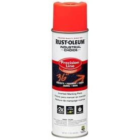 Rust-Oleum Industrial Choice Marking Spray Paint 17oz Red Orange 1 Each 203028