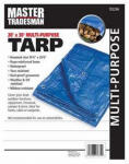  Tru Guard  Polyethylene Storage Tarp Cover 20x30 Foot  Blue 1 Each 702266RD BT2