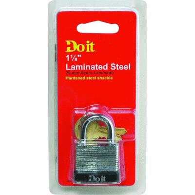  Do It Best  Laminated Steel Tumbler Padlock 1-1/8 Inch 1 Each 1807DDIB