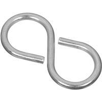  Stanley Closed S Hook #809  Zinc  1 Each N121-277 660-928