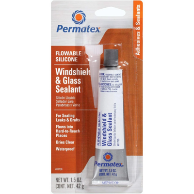  Permatex Windshield And Glass Sealant 1.5 Ounce  1 Each 81730