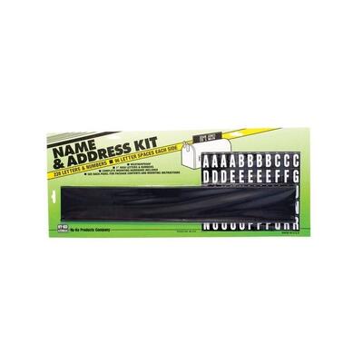  Hy-Ko Mailbox Name And Address Kit  1 Set  AK-270