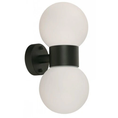 OD WALL LAMP 2L E27 10W S/BLK