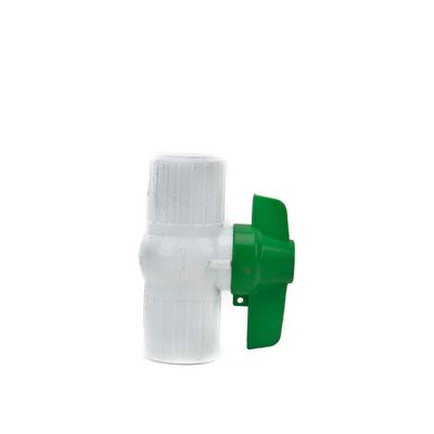 Pvc  Ball Valve Slip Non Thread 1/2 Inch 1 Each