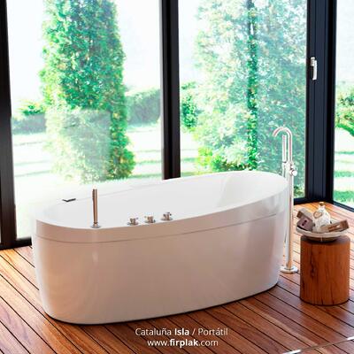 Cataluna Freestand Bathtub With Apron White 1 Each