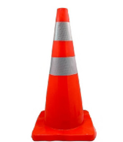 ROAD CONE ORANGE 35cm x 70cm