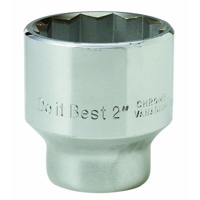 Channellock Shallow Met Socket 12P 3/4 In Drive 2 In 1 Each 309338