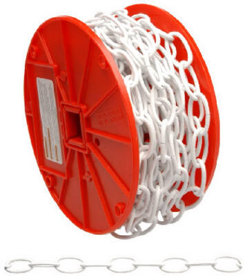  Campbell  Passing Link Chain  40 Foot White 1 Foot 0722004