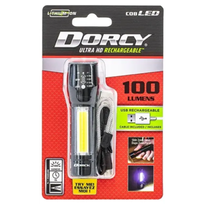 FLASHLIGHT HD 100L USB DORCY