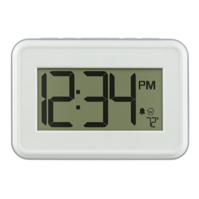 DIGITAL WALL CLOCK WHT