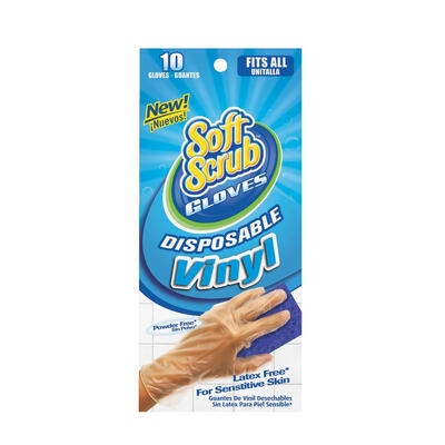  Soft Scrub  Vinyl Disposable Gloves  10 Pack  11210-26 76192