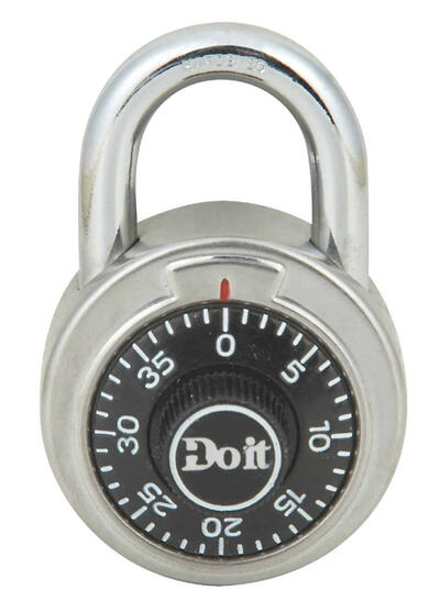 Do It Best  Combination Lock Padlock  2 Inch  Stainless Steel  1 Each 1850DDIB