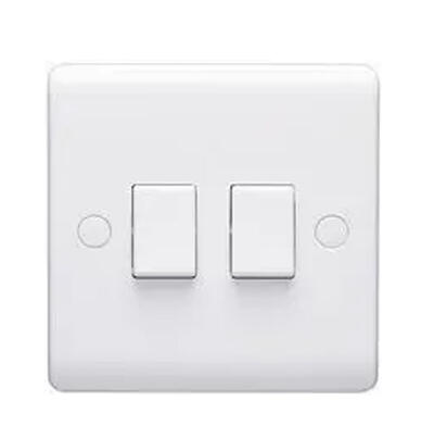 Crabtree Switch 2 Gang 2Way 1 Each D1040NR