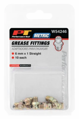 GREASE FITTING 6X1 10PK M/D