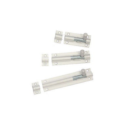  Cronex Straight Barrel Bolt  2 Inch  Aluminum  1 Each CXI2802/1