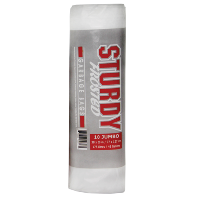 STURDY GARBAGE BAG JUM FROSTED