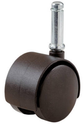 Dual Wheel Caster  2 Inch  Black  1 Each 9741 F46180