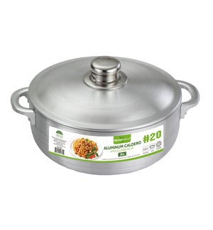 CALDERO W/ALUM LID 18QT #20 HG