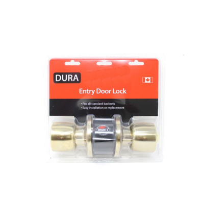 ENTRY LOCK TULIP  KNOB PB