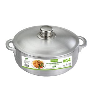 CALDERO W/ALUM LID 13QT #14 HG