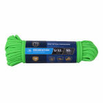  Tru Guard Paracord 550 Nylon Rope 5/32 Inchx50 Foot Green 1 Each 642641